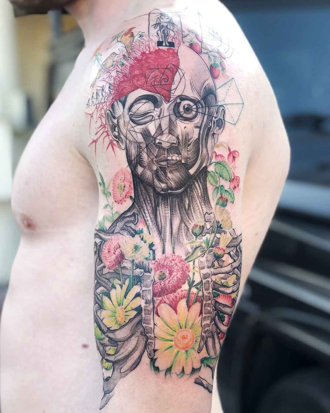 shoulder tattoo human body